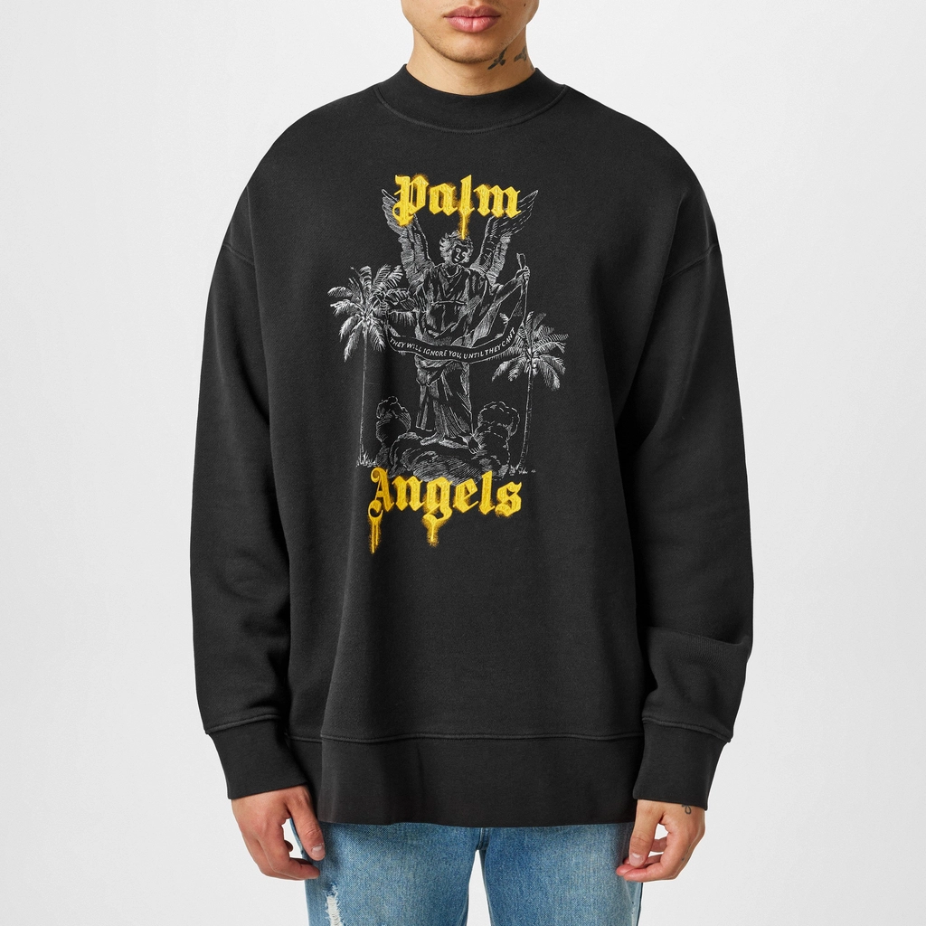 Palm Angels Palms Pencil Sweatshirt - Black